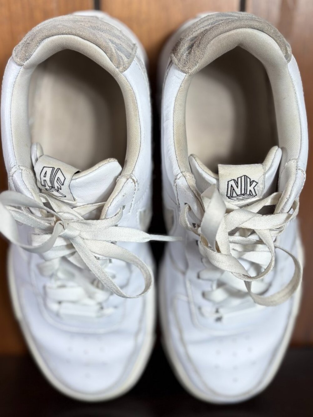 Size 8.5 - Nike Air Force 1 Low Pixel SE White Zebra Womens Sneakers GUC - Picture 7 of 10